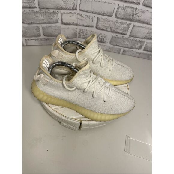 ADIDAS YEEZY BOOST 350 V2 USED SIZE 7 CREAM TRIPLE WHITE CP9366 for men main image 7
